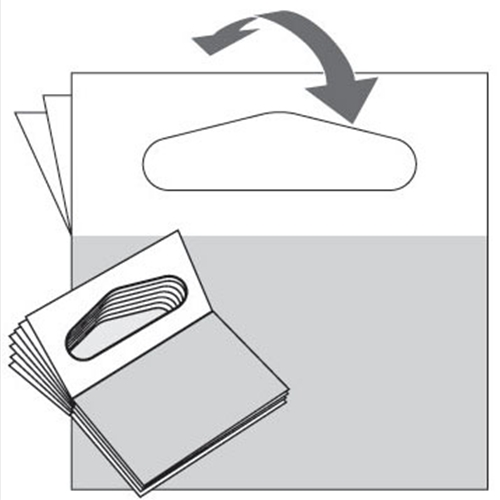 Hang Tabs, Delta - Pack of 500